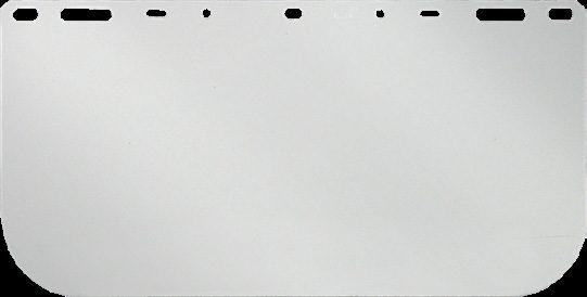 PC Visor for Headgear / Hard Hat, 0.04"x8"x15.5"