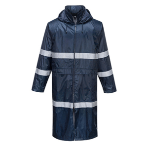 Portwest Classic Iona Rain Coat, Navy, XL