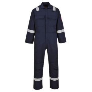 Portwest Bizweld Iona FR Coverall, Grey and Navy