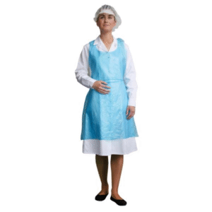 Disposable Aprons, PE Blue (100 pcs)