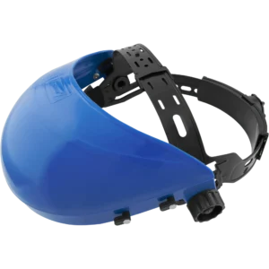 HEAD GEAR:3942-B BLU - Headgear with Ratchet Adjustment, Blue