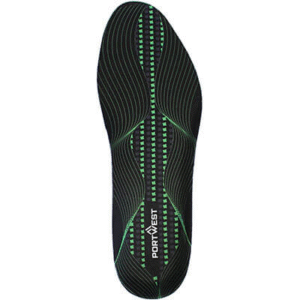 Portwest Gel Cushion & Arch Support Insole, Black/Green