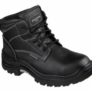 Skechers Men's Burgin Tarlac Industrial Boot Blk