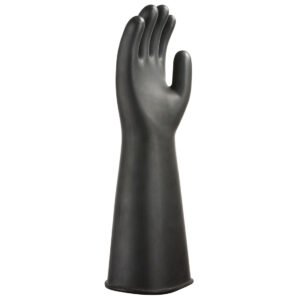 Portwest  Chem 440 Latex Heavyweight Gauntlet Black